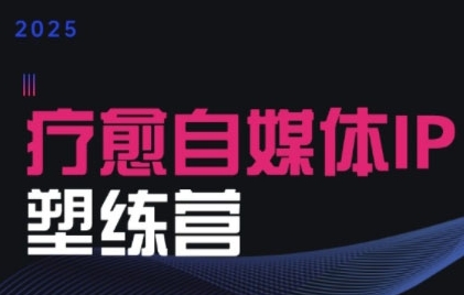 2025治愈自媒体IP训练营，专为疗愈领域从业者打造-网创副业教程