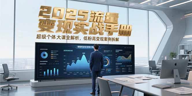 2025流量变现实战手册，超级个体大课全解析，低粉高变现案例拆解-网创副业教程