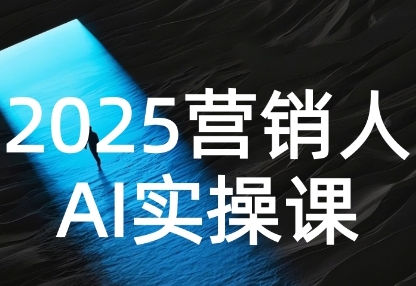 2025营销人Al实操课，AI营销抢跑实战，从Prompt到方案，效率碾压同行-网创副业教程
