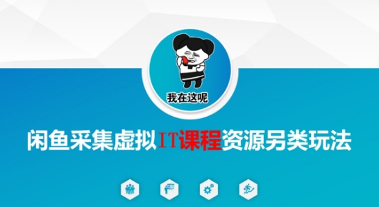 闲鱼采集虚拟IT课程资源另类玩法，干货满满-网创副业教程