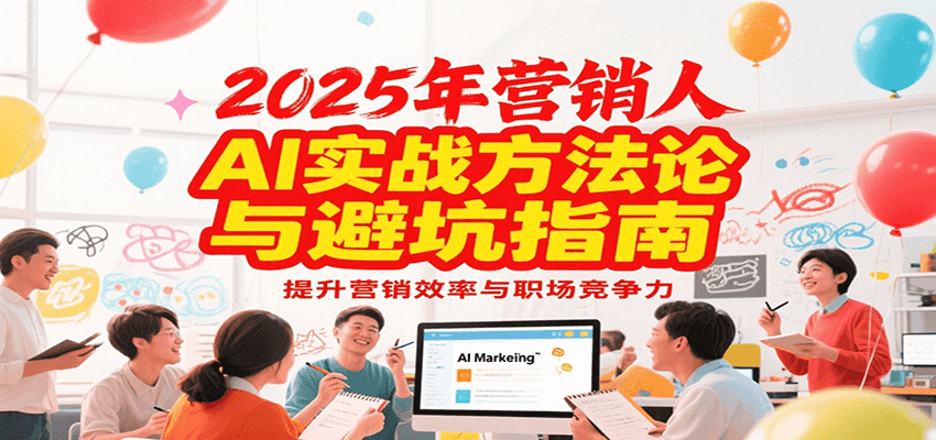 2025年营销实战方法论与避坑指南，利用AI提升营销效率与职场竞争力-网创副业教程
