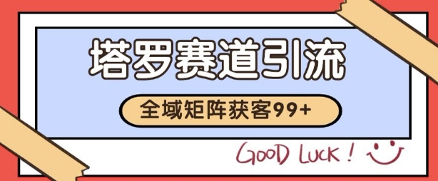 小红书某音塔罗赛道引流获客 自热矩阵日引200+【揭秘】-网创副业教程