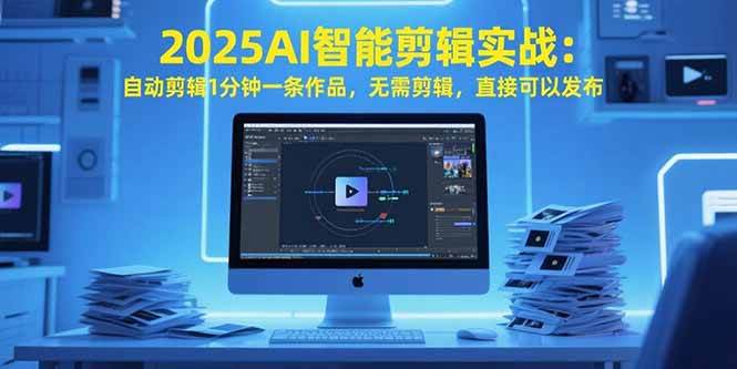 图片[1]-（15504期）2025AI智能剪辑实战：自动剪辑1分钟一条作品，无需剪辑，直接可以发布-网创副业教程