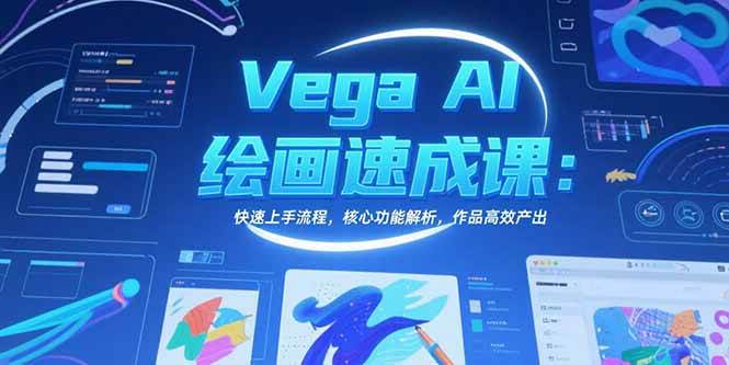 图片[1]-（15470期）Vega AI绘画速成课：快速上手流程，核心功能解析，作品高效产出-网创副业教程
