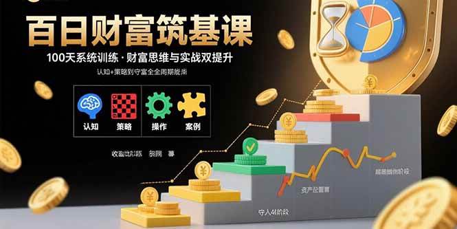 图片[1]-（15874期）百日财富筑基课：认知+策略+实操+案例拆解 实现从创富到守富全周期能力-网创副业教程