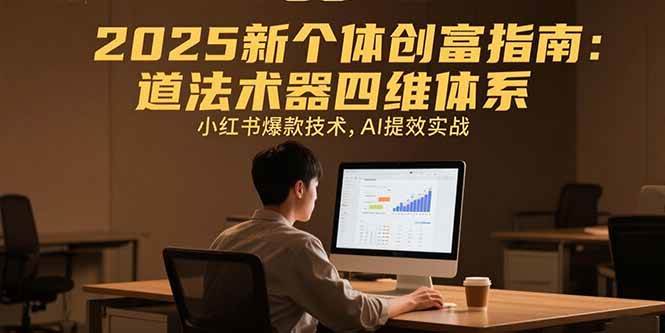 图片[1]-（15477期）2025新个体创富指南：道法术器四维体系，小红书爆款技术，AI提效实战-网创副业教程