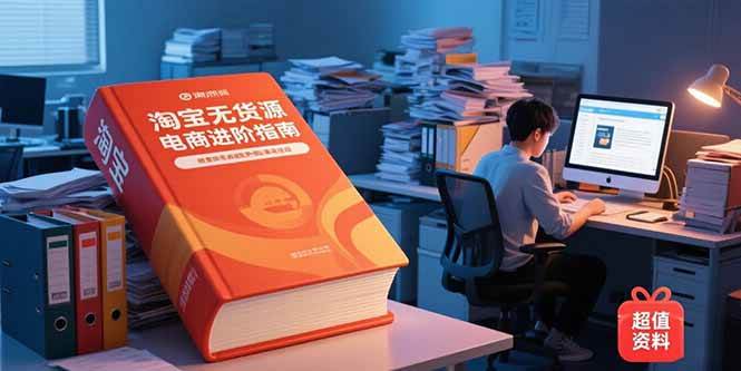 图片[1]-（15317期）淘宝无货源电商进阶指南，包含新人课、进阶课，配套资料，蓝海选品等-网创副业教程