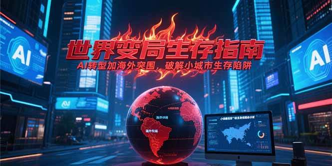 图片[1]-（15220期）付费文章《世界变局生存指南，AI转型加海外突围，破解小城市生存陷阱》-网创副业教程