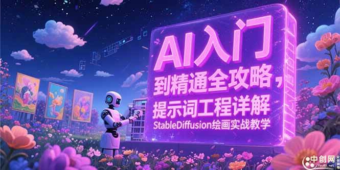 图片[1]-（15181期）AI入门到精通全攻略，提示词工程详解，StableDiffusion绘画实战教学-网创副业教程
